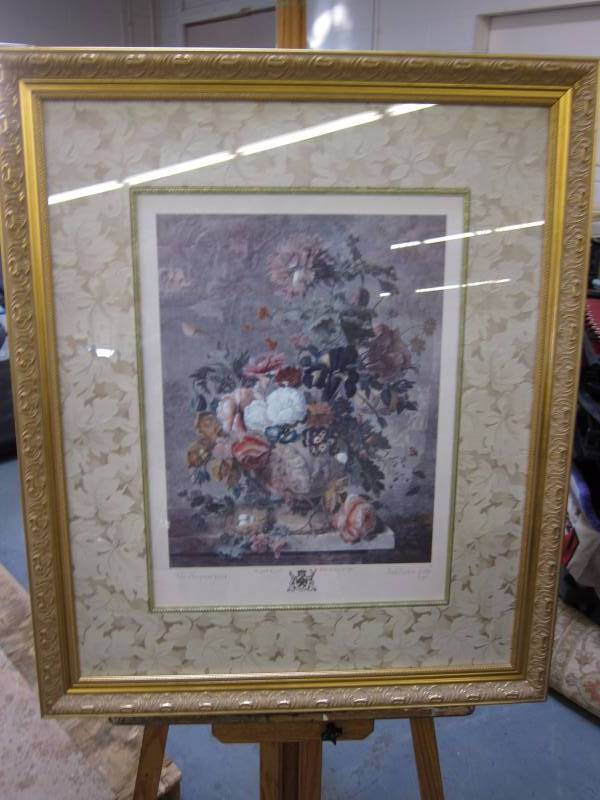 lot 51 image: Flower Print Artwork