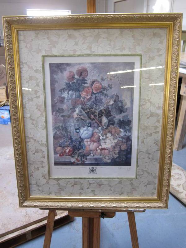 lot 52 image: Flower Print Artwork