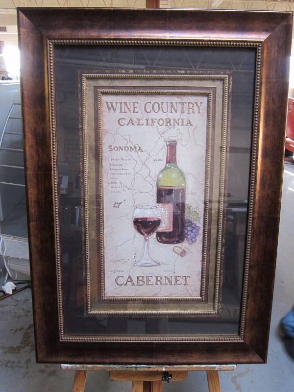 lot 55 image: Wine Scene Artwork
