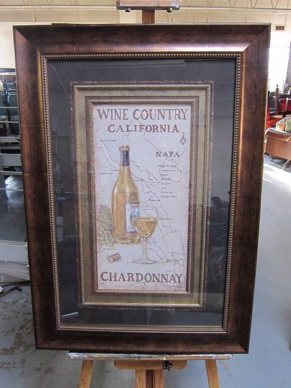 lot 56 image: Wine Scene Artwork
