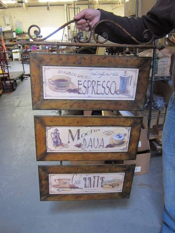 lot 58 image: Metal Coffee Artwork