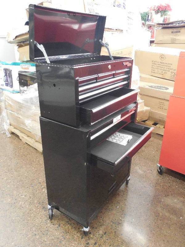 lot 98 image: Power Glide 24 Tool Chest and Cabinet Combo