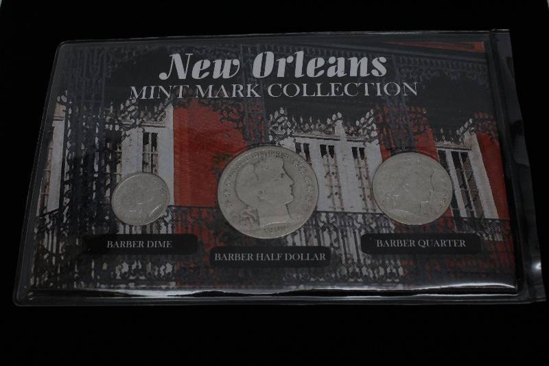 Barber Collection New Orleans Mint Set
