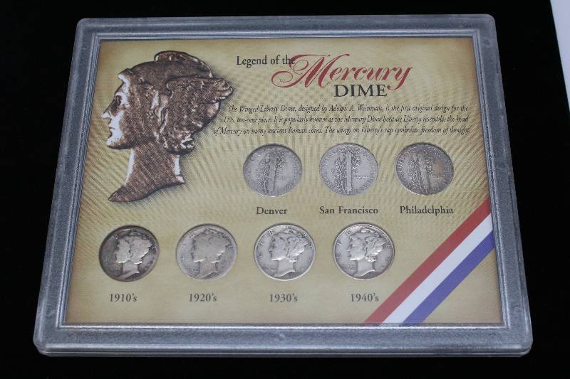 Legend of the Mercury Dime Set