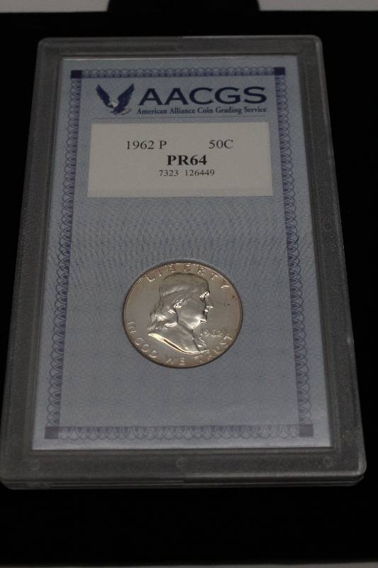 1962-P Franklin Half Dollar Proof PR64 AACGS Certified