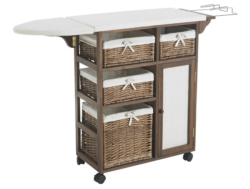 NEW Rolling Ironing Board with Storage