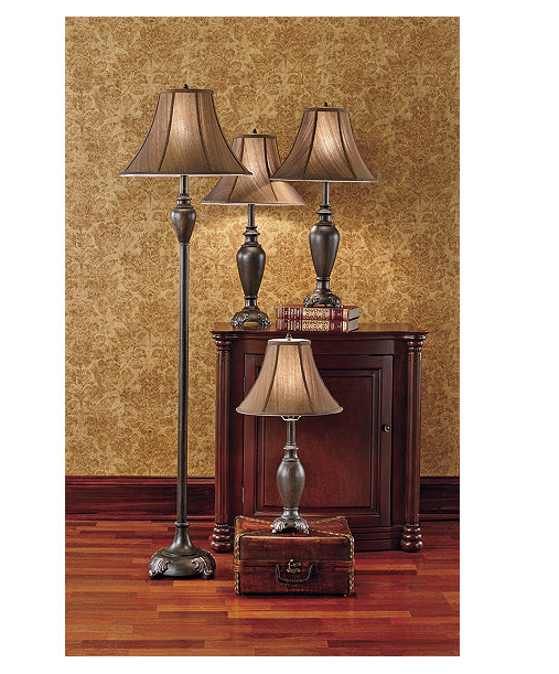 NEW McLeland Design Tuscany 4 Piece Lamp Set