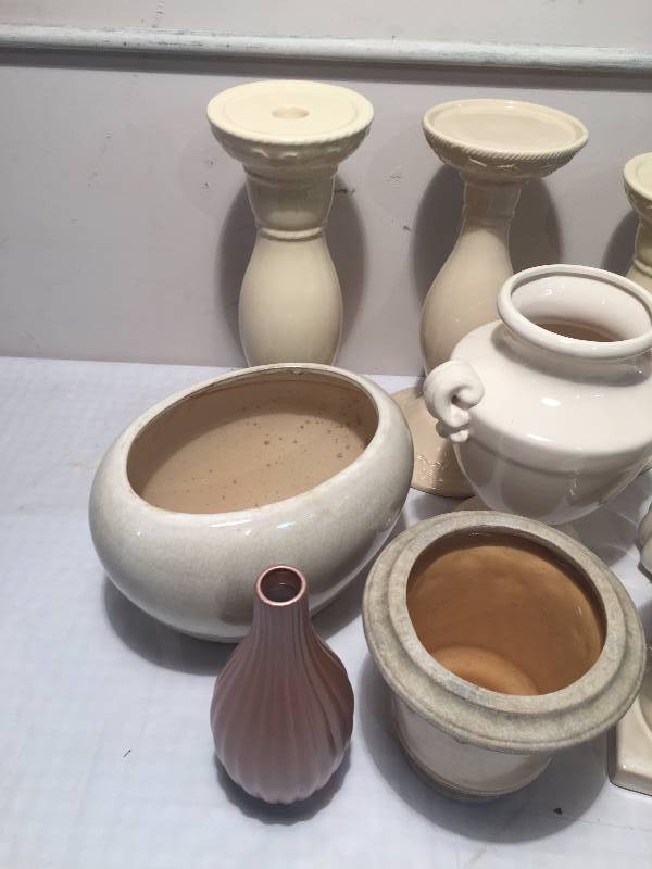 VASES AND BOWL