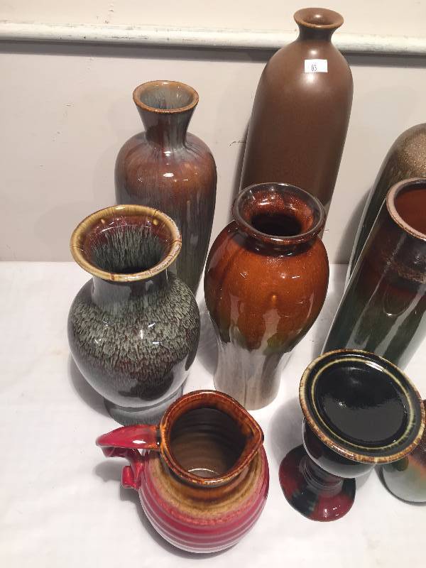VASES AND PITCHER
