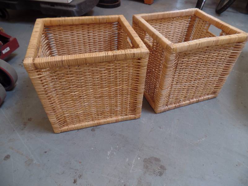 Wicker Storage Baskets