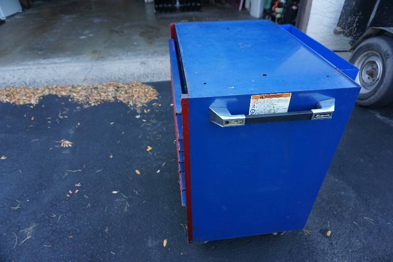 lot 2 image: Snap On Tools Model KRL756PCU Midnight Blue Taurus HD Wheeled Mechanics Tool Box