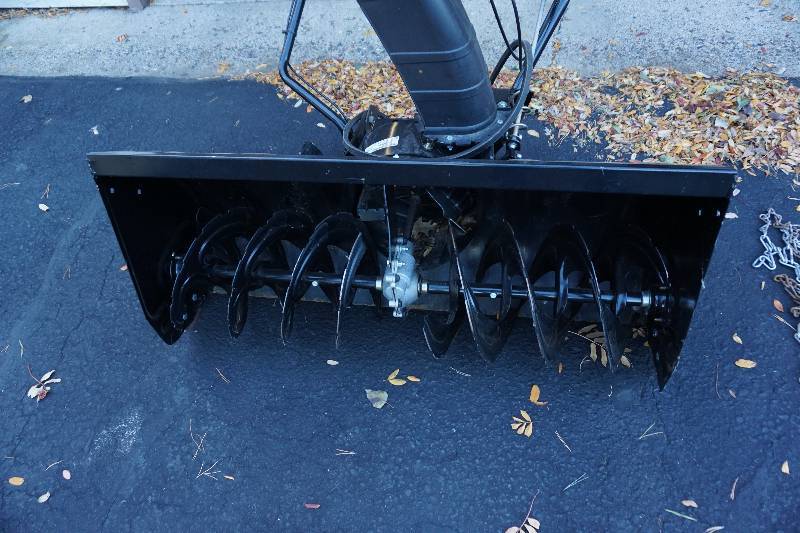 lot 1 image: Craftsman Model 486.248371 Garden Tractor Snow Blower Attachment