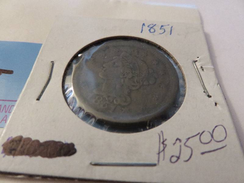 1851 U.S. Large 1 Cent