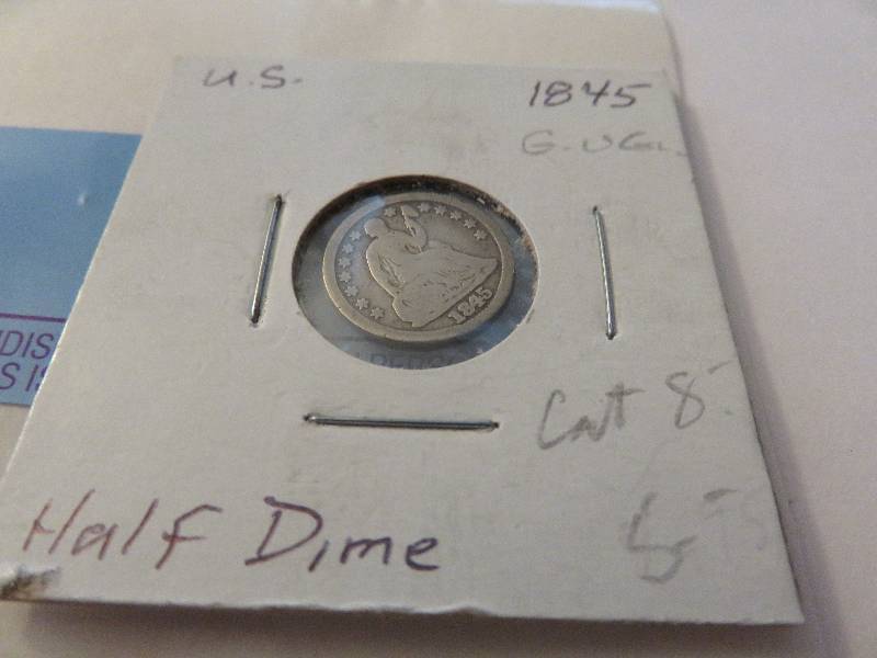 1845 U.S. Half Dime