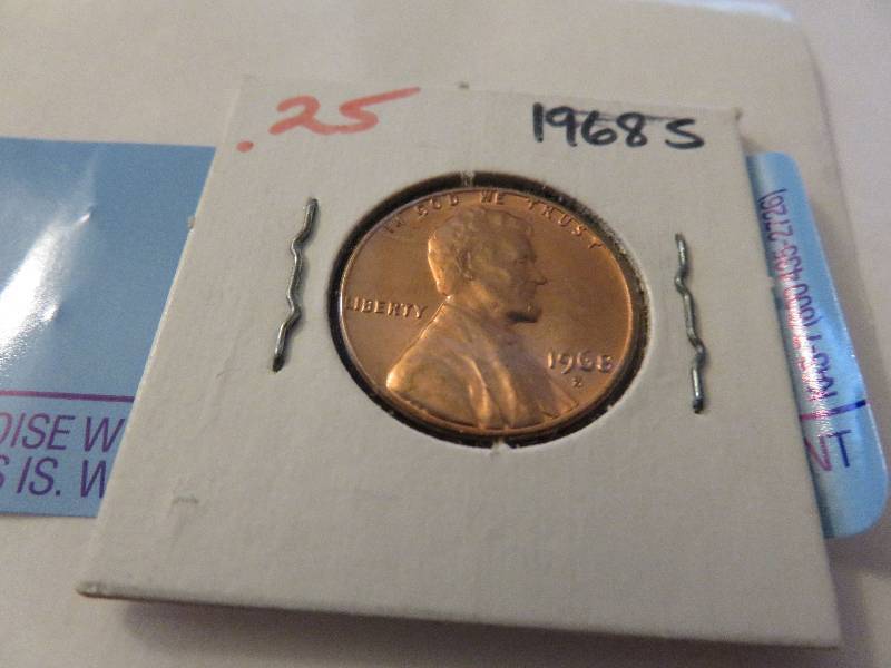 1968 U.S. Penny