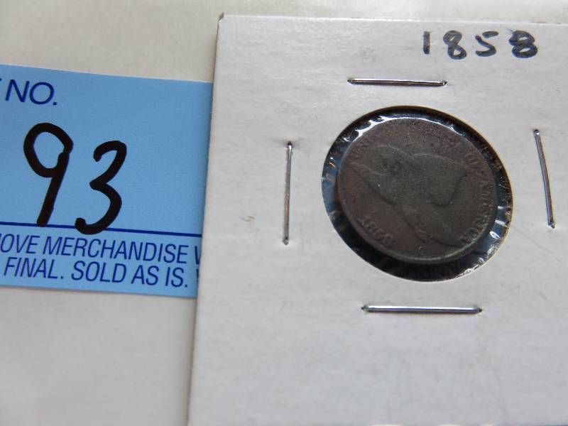 1858 U.S. Penny