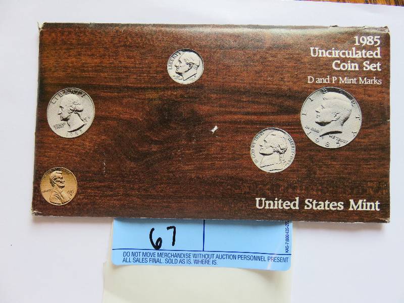 1985 Uncirculated United States Mint Coin Set