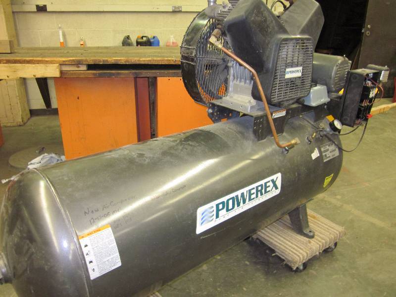 lot 8 image: Powerex 80 Gal Air Compressor
