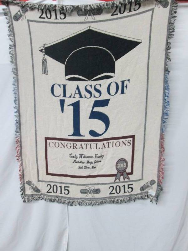 Class of 2015 Personalized Graduation Throw