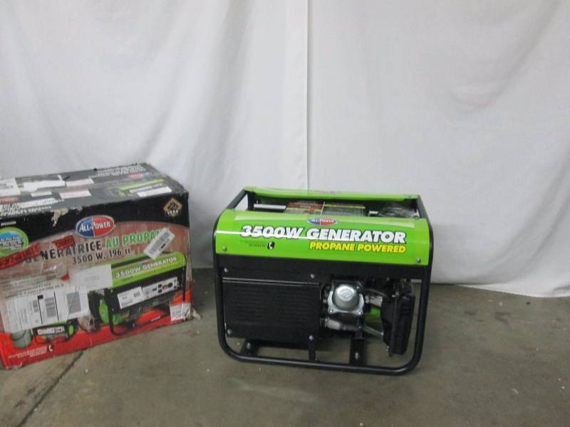 All-Power 3500W Portable Propane Generator