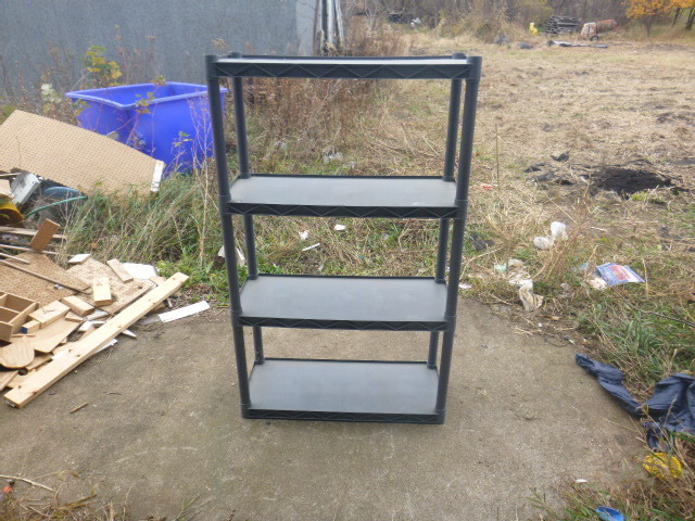 lot 53 image: Plano Plastic Shelving