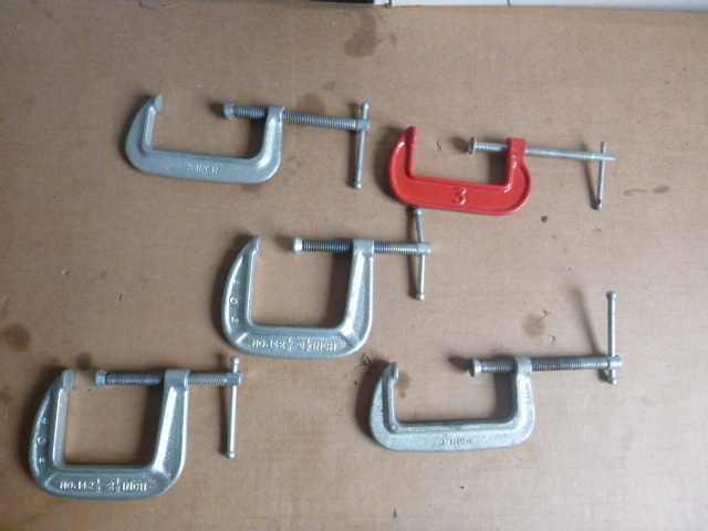 lot 67 image: 5 C-Clamps