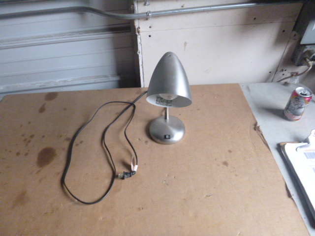 lot 71 image: Stainless Desk Lamp