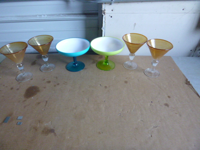 lot 202 image: 6 Margarita Glasses