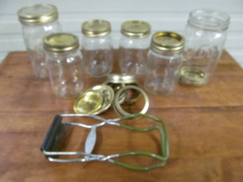 lot 182 image: Canning Jars