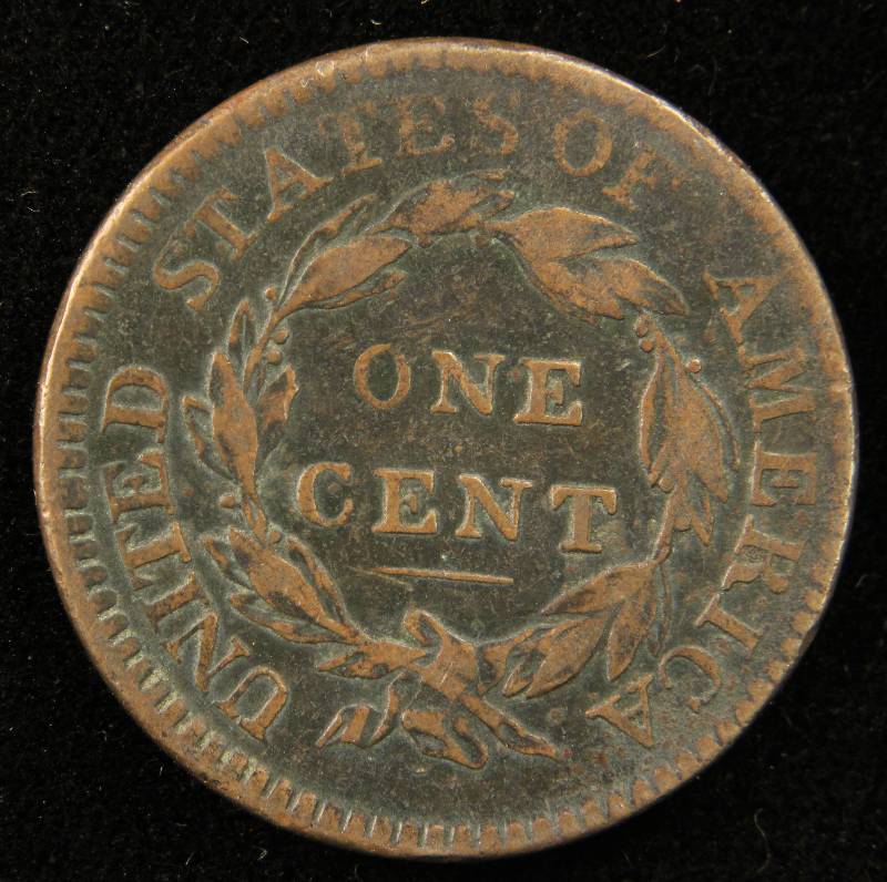 1816 US LARGE CENT FINE