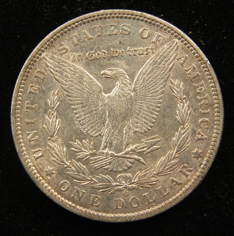 1897 O MORGAN SILVER DOLLAR AU BETTER DATE