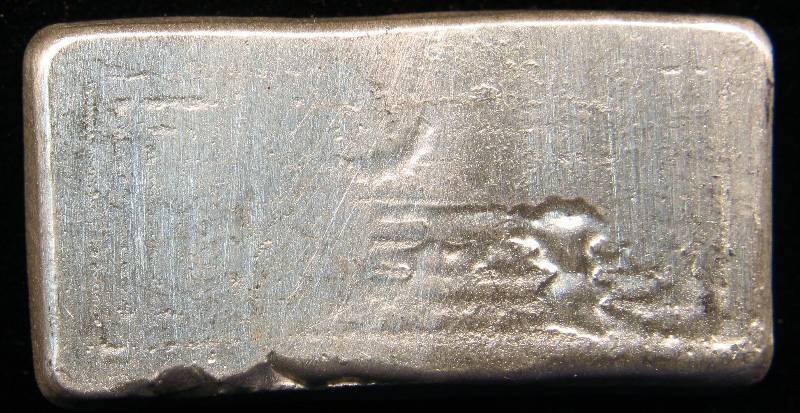 2 TROY Oz. .999 FINE SILVER PROSPECTOR BAR HAND POURED