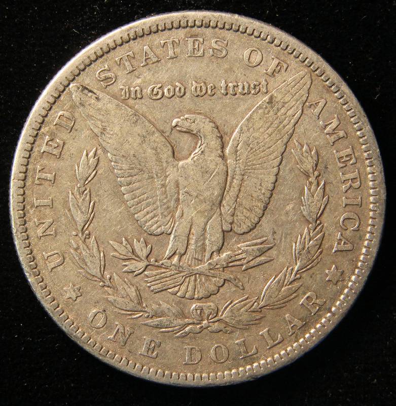 1884 MORGAN SILVER DOLLAR FINE