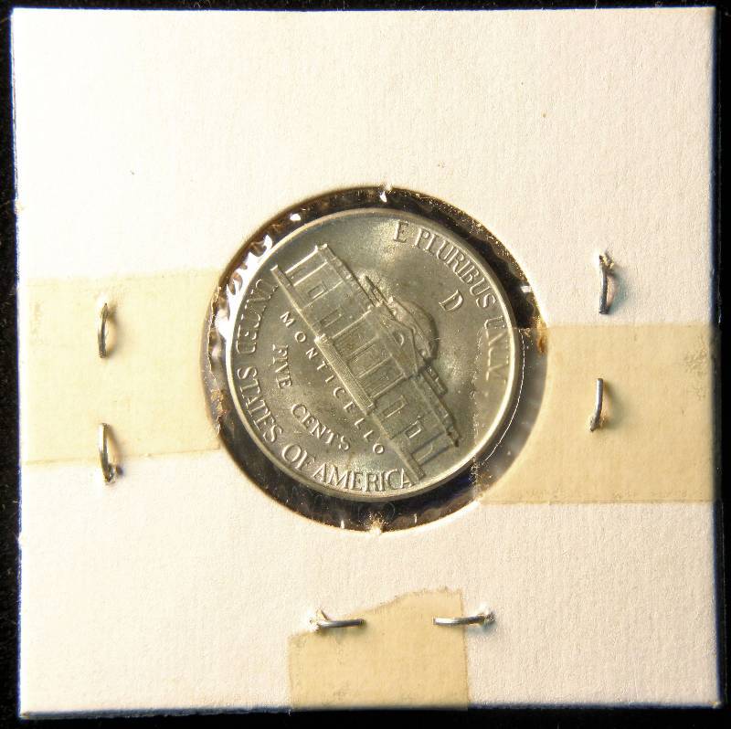 1945 D SILVER WWII SILVER WAR NICKEL UNC