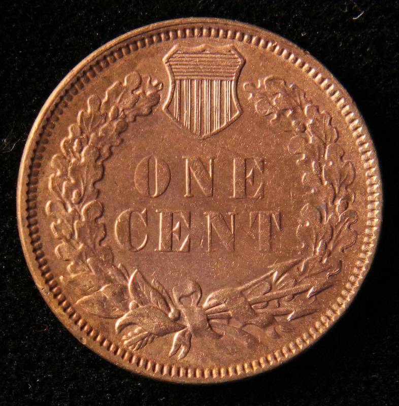 1883 INDIAN HEAD CENT AU