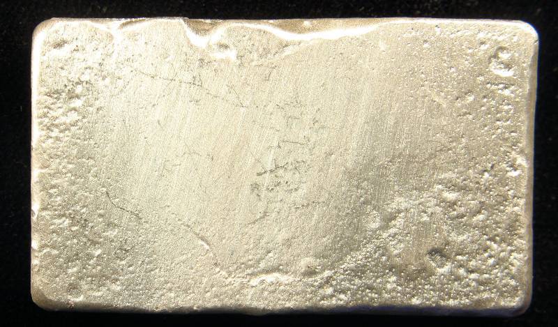 4 TROY Oz. .999 FINE SILVER PROSPECTOR BAR HAND POURED