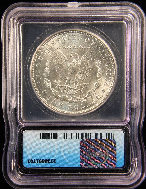 1887 MORGAN SILVER DOLLAR MS63 ICG CERTIFIED
