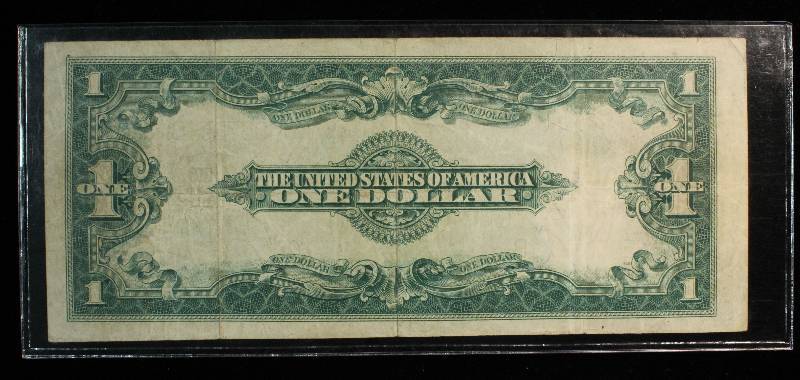 1923 US LARGE SIZE $1 HORSE BLANKET NOTE SILVER CERTIFICATE