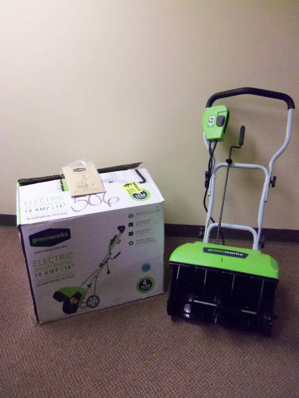 GreenWorks 26022 10 Amp 16 Corded Snow Thrower