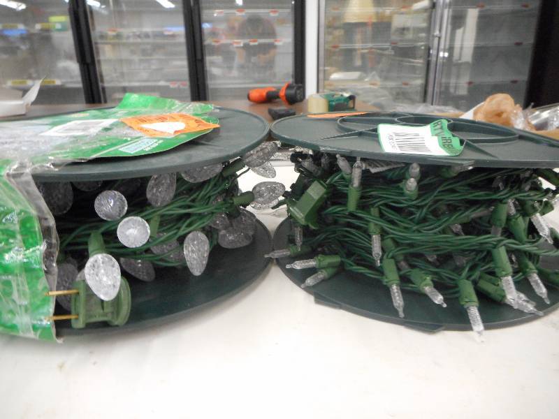 lot 14 image: 2 SPOOLS OF CHRISTMAS LIGHTS