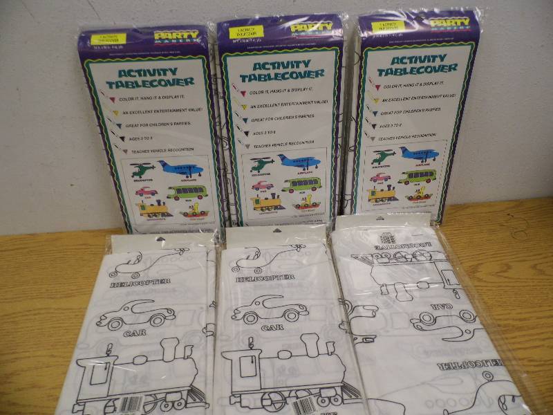 6 Activity Table Cloths