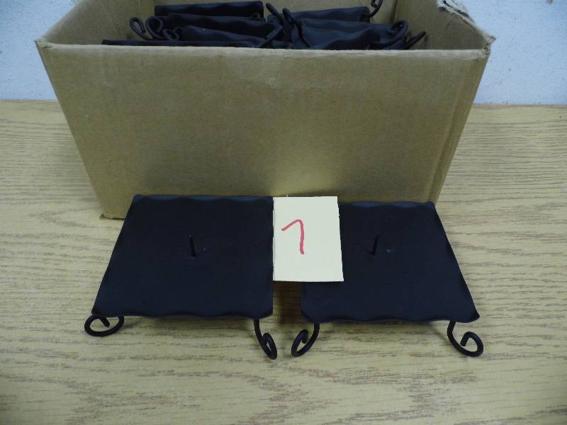 Black Candle Holders