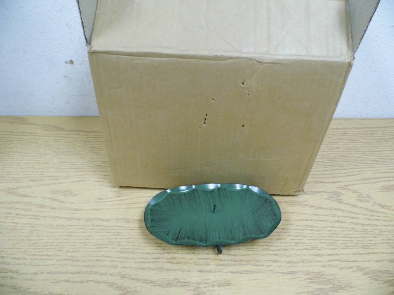 Green Candle Holders