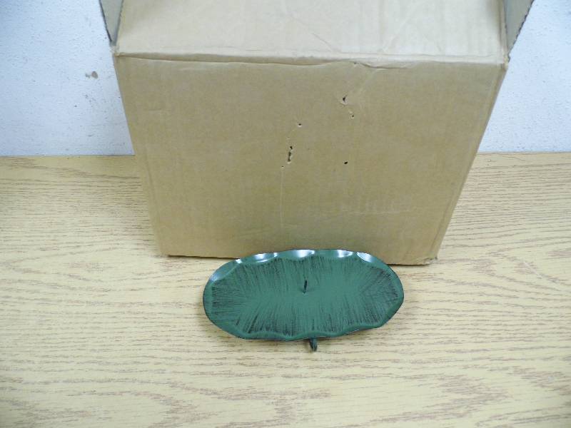 Green Candle Holders