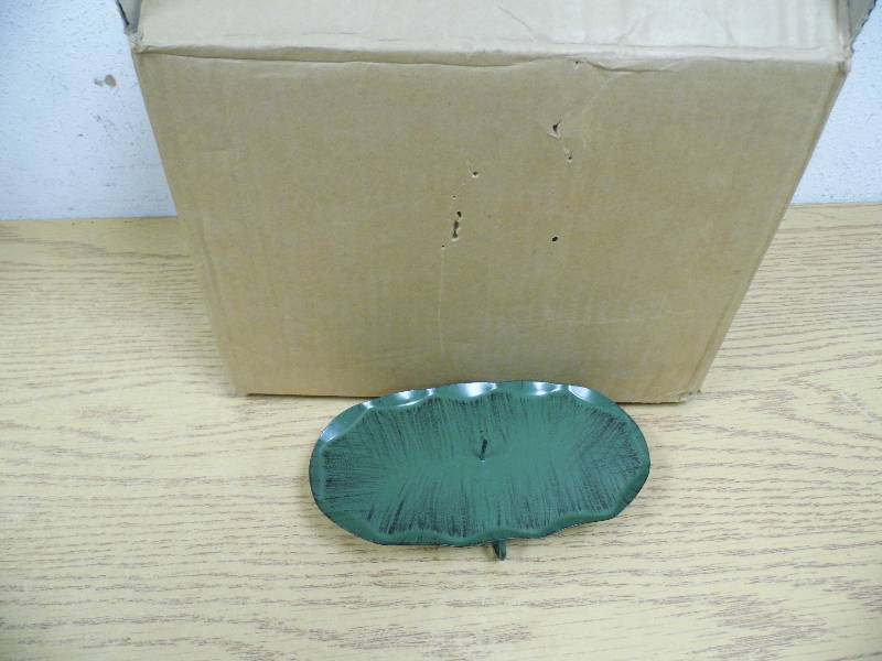 Green Candle Holders