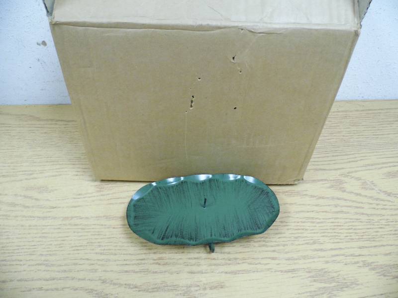 Green Candle Holders