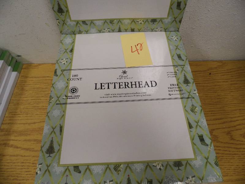 10 Packs of Christmas Letterhead
