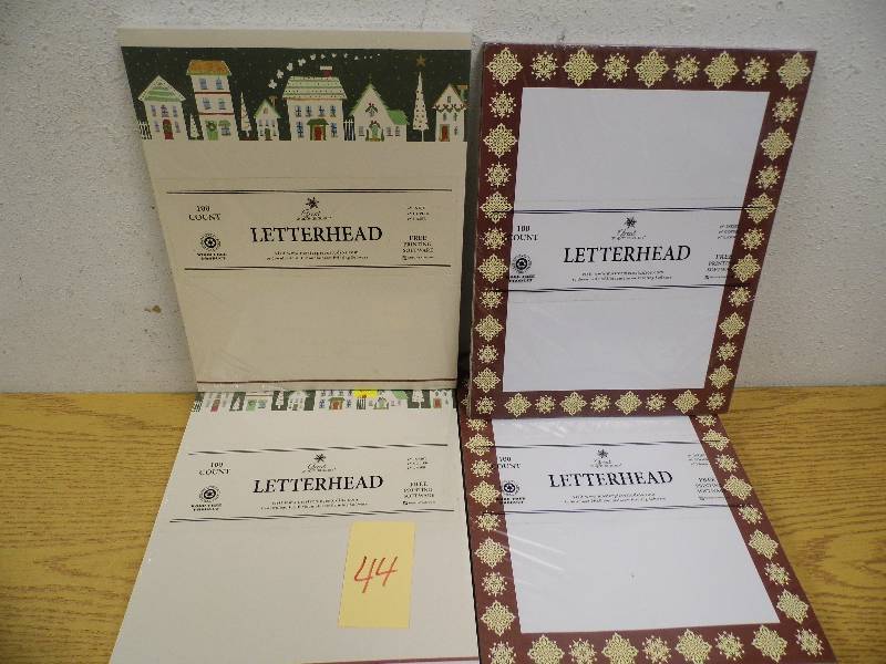 10 Packs of Christmas Letterhead