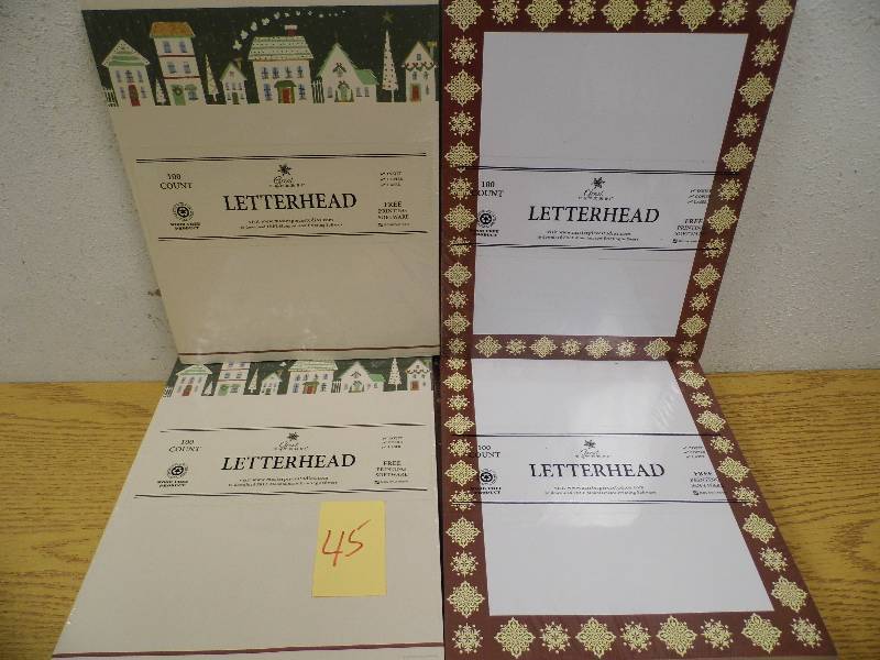 10 Packs of Christmas Letterhead