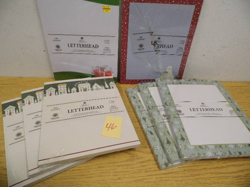 8 Packs of Christmas Letterhead